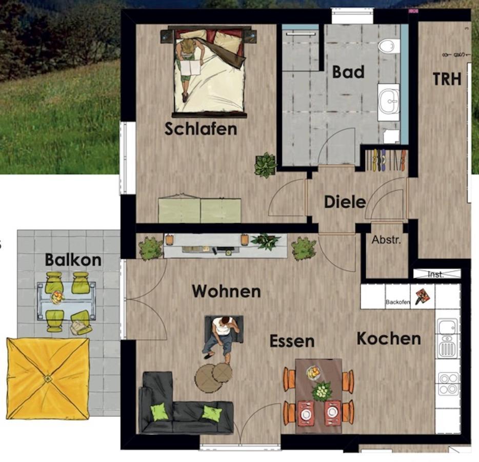 Rehkitz Apartment Baiersbronn Ngoại thất bức ảnh